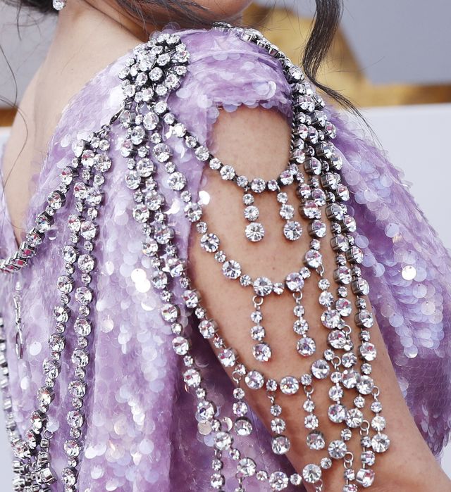 Salma Hayek na Oscarach w naszyjniku wartym 4 MILIONY dolarów (ZDJĘCIA)