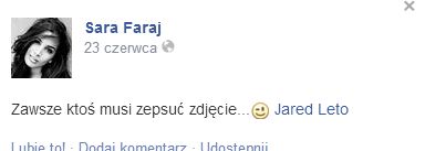 Była Kuby Wojewódzkiego chwali się zdjęciami z Jaredem Leto