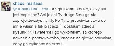 AWANTURA O SWETER! Sara Mannei kłóci się z projektantką!