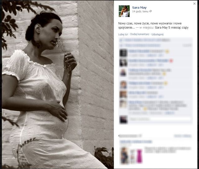 Sara May pokazała ciążowy brzuszek! (FOTO)