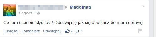 Skandal! Hejterzy rzucają obelgami w stronę Maddinki Skandal! Hejterzy rzucają obelgami w stronę Maddinki