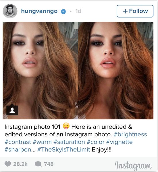 Wizażysta Seleny Gomez opublikował jej zdjęcie bez filtrów!