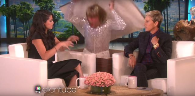 Ellen DeGeneres mocno nastraszyła Selenę Gomez (VIDEO)