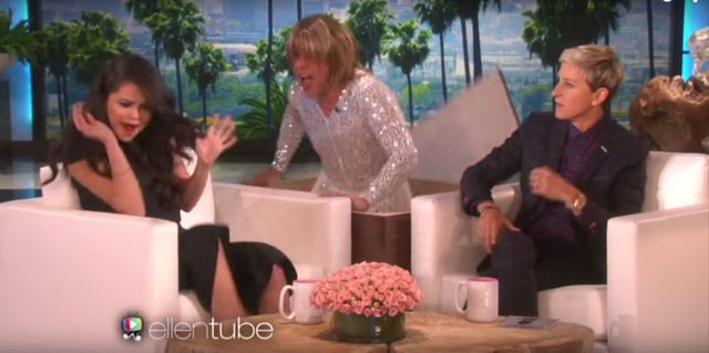 Ellen DeGeneres mocno nastraszyła Selenę Gomez (VIDEO)