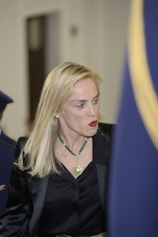 Sharon Stone w polskim Sejmie (FOTO)