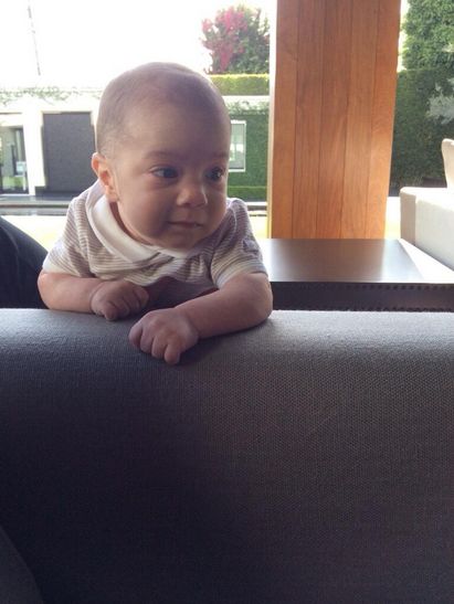 Znany tatuś szaleje na punkcie synka (FOTO) Znany tatuś szaleje na punkcie synka (FOTO)