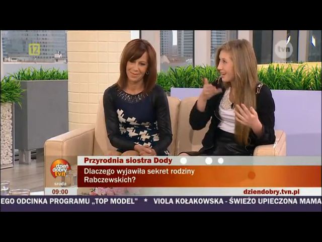 Przyrodnia siostra Dody chce zostać aktorką