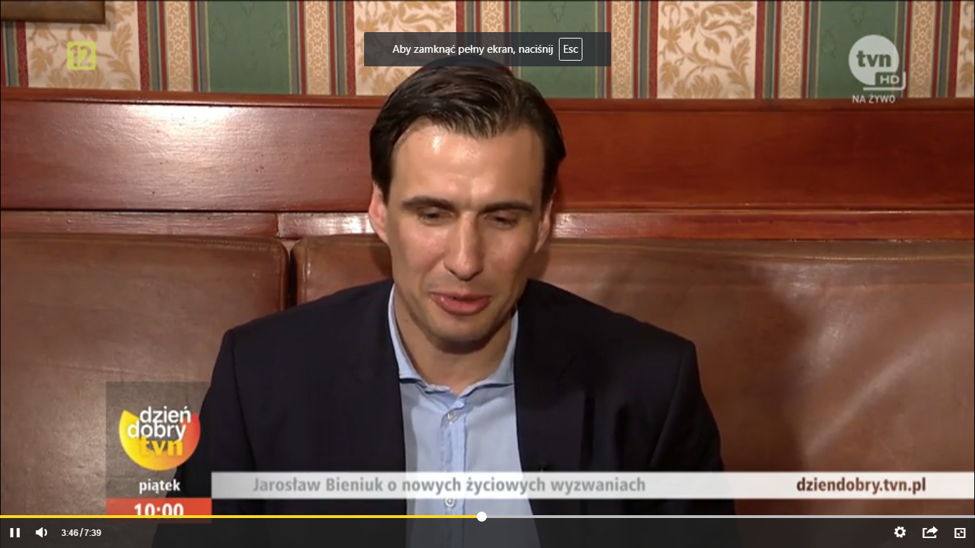 Jarosław Bieniuk: To bardzo ciężki okres w moim życiu