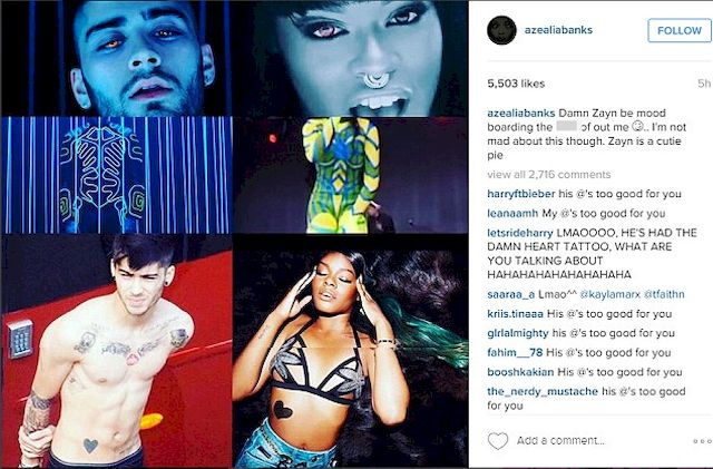 Czy to koniec sporu Azealii Banks i Zayna Malika? Czy to koniec sporu Azealii Banks i Zayna Malika?