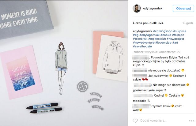 Edyta Górniak próbuje sił w nowej dziedzinie. Została... projektantką! 