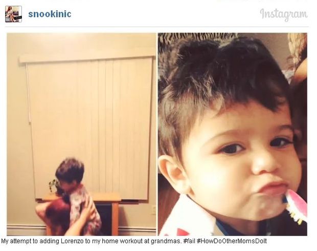 Synek Snooki nie ma zamiaru z nią ćwiczyć [VIDEO]