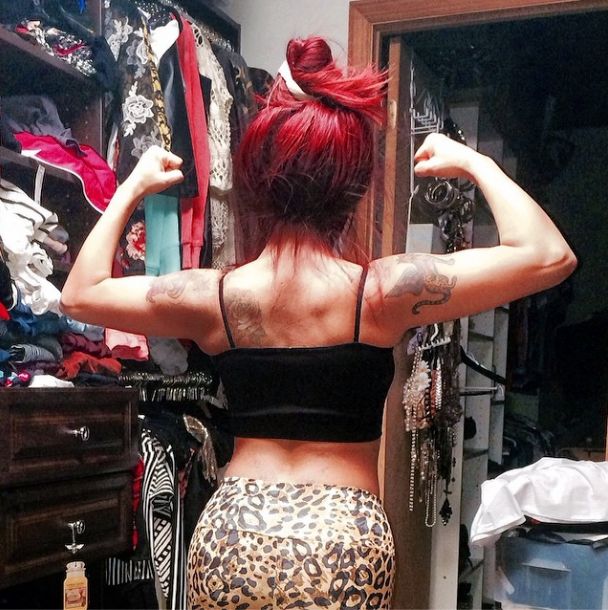 Ciężarna Snooki wciąż ostro ćwiczy (FOTO)