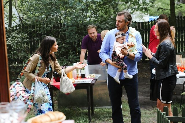 Socha i Sienkiewicz na planie nowej serii Przyjaciółek (FOTO)