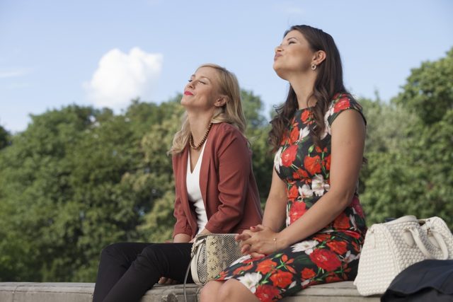 Socha i Sienkiewicz na planie nowej serii Przyjaciółek (FOTO)