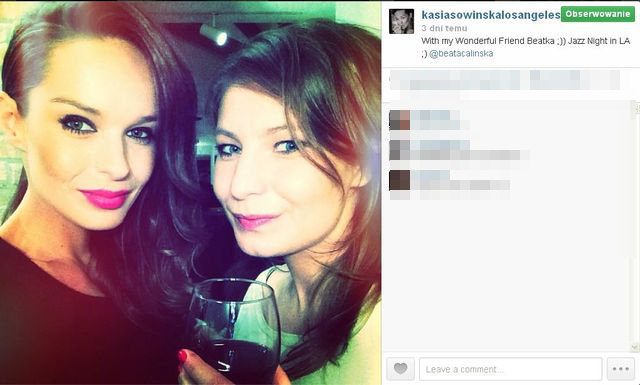 Kasia Sowińska na prywatnym koncercie nagrodzonego na Grammy Kasia Sowińska na prywatnym koncercie nagrodzonego na Grammy