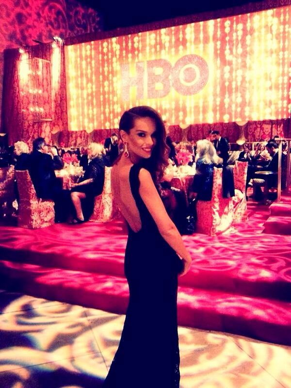 Kasia Sowińska lansuje się na Złotych Globach (FOTO)