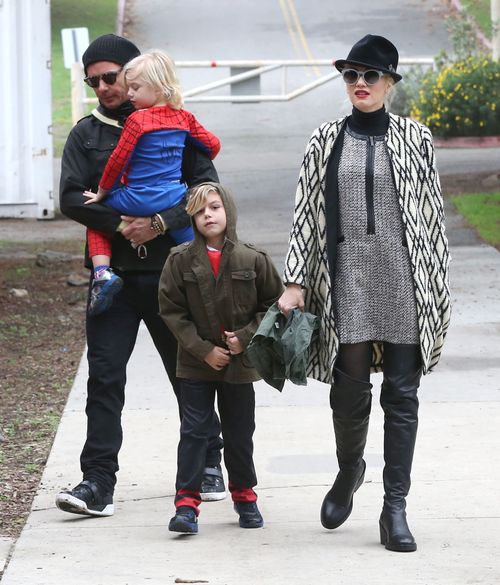 Gwen Stefani z rodziną na imprezie urodzinowej