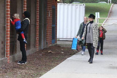 Gwen Stefani z rodziną na imprezie urodzinowej