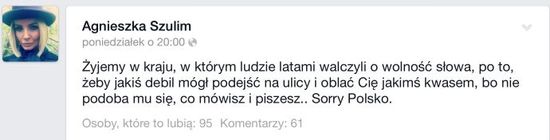 Kuba Wojewódzki: Czasem warto zostać oblanym kwasem