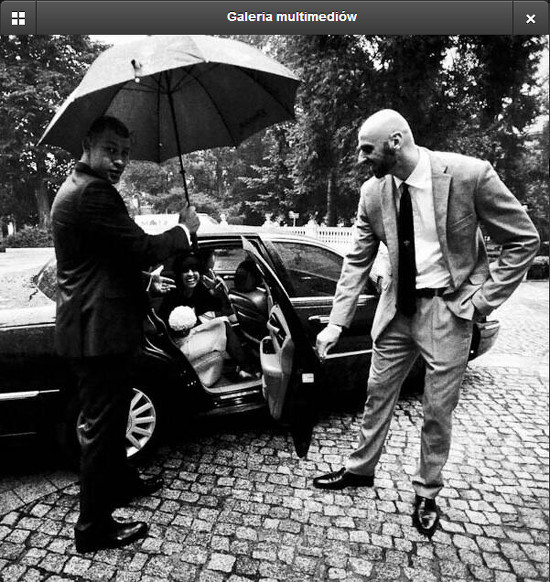 Tatiana Okupnik już po ślubie