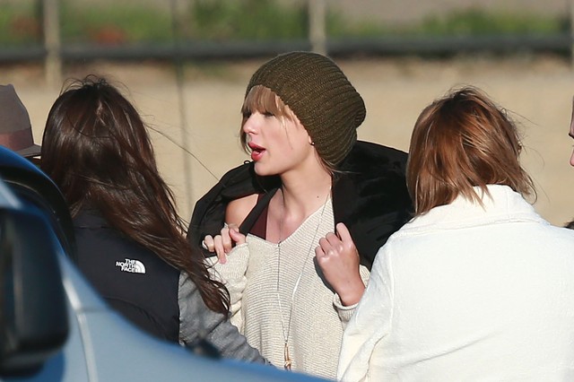 Taylor Swift na planie nowego teledysku (FOTO)