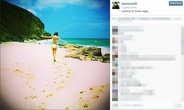 Taylor Swift Wielkanoc spędziła w bikini (FOTO)