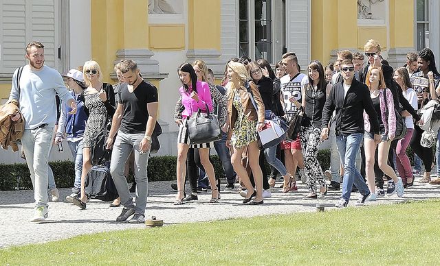 Profeszonal Dżoana Krupa i ekipa Top Model w Wilanowie FOTO