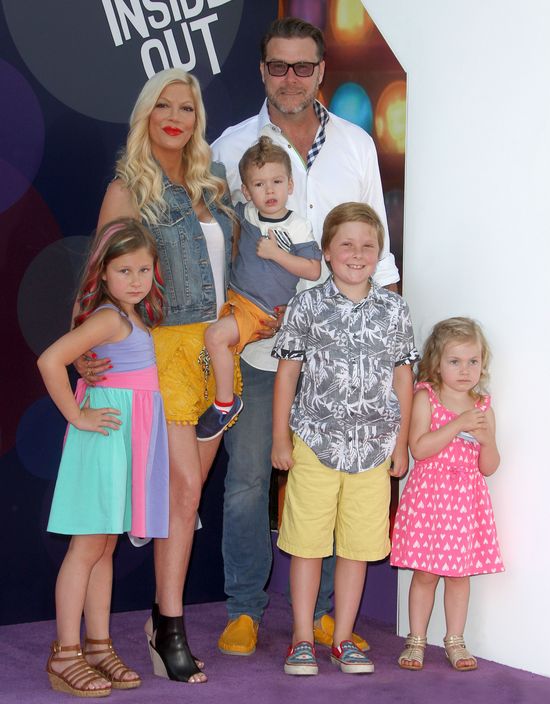 Tori Spelling nie przywykła do takich warunków...