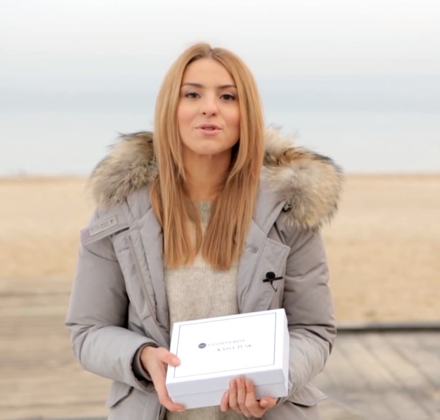 Kasia Tusk na WOŚP dała... próbki kosmetyków