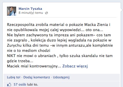 Tyszka o pokazie Zienia: Co Kościół zrobi z pieniędzmi?