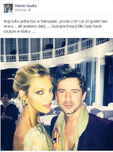 Marcin Tyszka broni szczupłych kształtów Anji Rubik