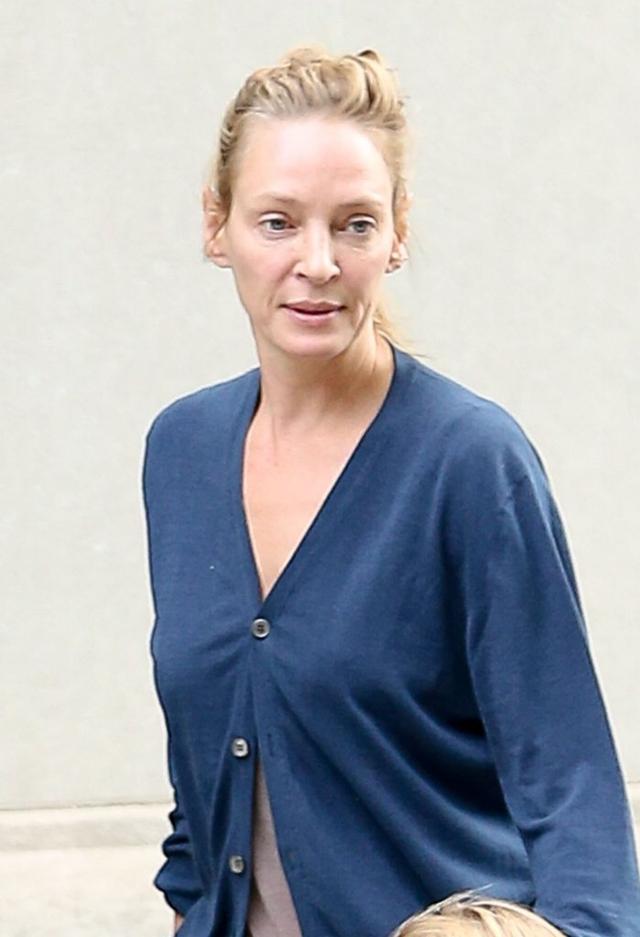 Nosi imię hinduskiej bogini światła i piękna - Uma Thurman bez makijażu (FOTO) Nosi imię hinduskiej bogini światła i piękna - Uma Thurman bez makijażu (FOTO)