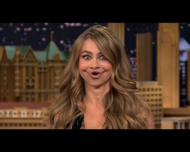 Vergara i Fallon zamienili się ustami [VIDEO]