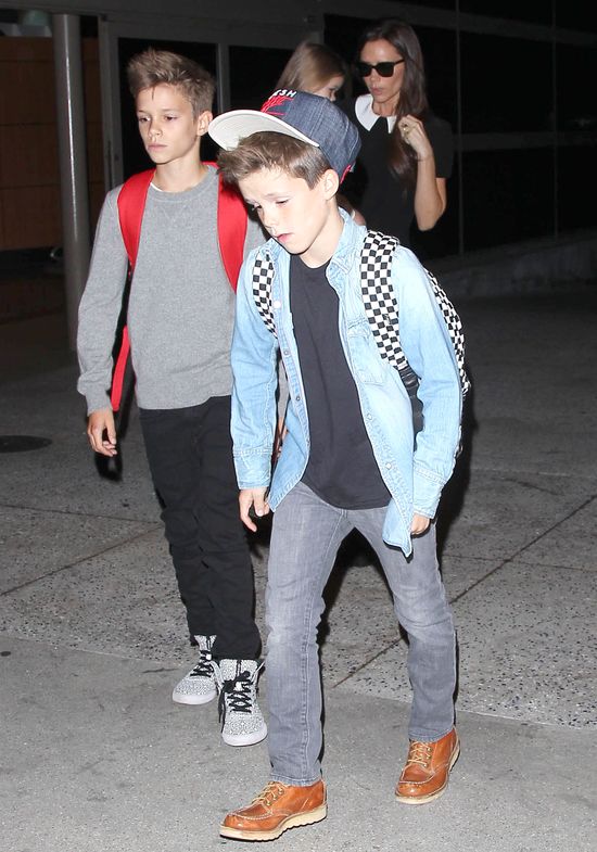 ZzzzZZZzzzaspani Beckhamowie przybyli do Los Angeles (FOTO)