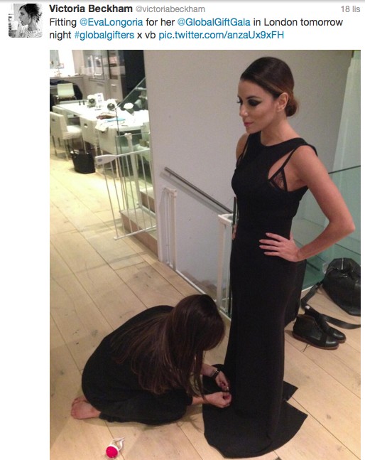 Victoria Beckham została stylistką Evy Longorii (FOTO)