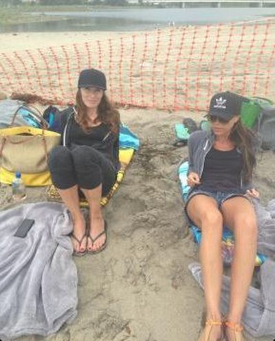 Victoria Beckham też jest niezadowolona z plaży (FOTO)