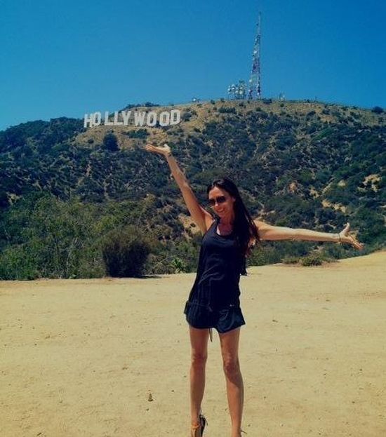 Na wzgórzach Hollywood nawet Victoria Beckham się usmiecha