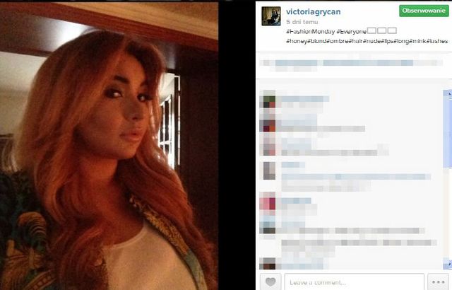 Wiktoria Grycan rozjaśniła włosy (FOTO)