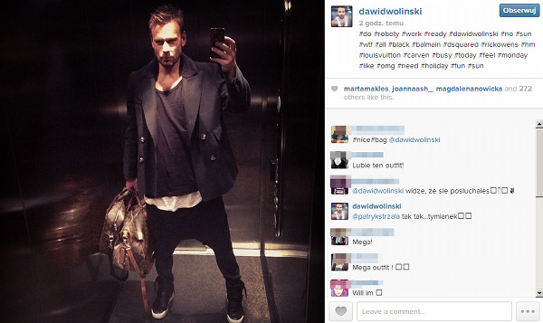 Słit focie Dawida Wolińskiego, czyli narcyzm nadrealny