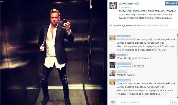 Słit focie Dawida Wolińskiego, czyli narcyzm nadrealny