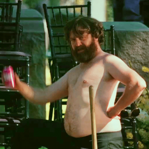 Zach Galifianakis już tak nie wygląda (FOTO)