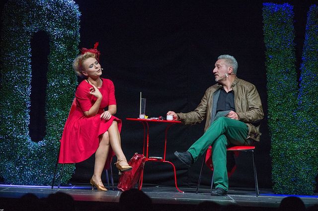 Aneta Zając na premierowym spektaklu w teatrze (FOTO)