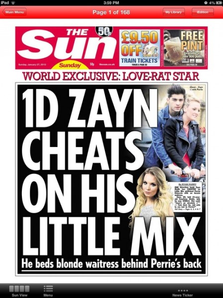 Niewierny Zayn Malik zdradził Perrie Edwards