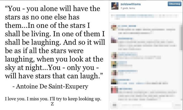 Córka Robina Williamsa skomentowała odejście ojca Córka Robina Williamsa skomentowała odejście ojca