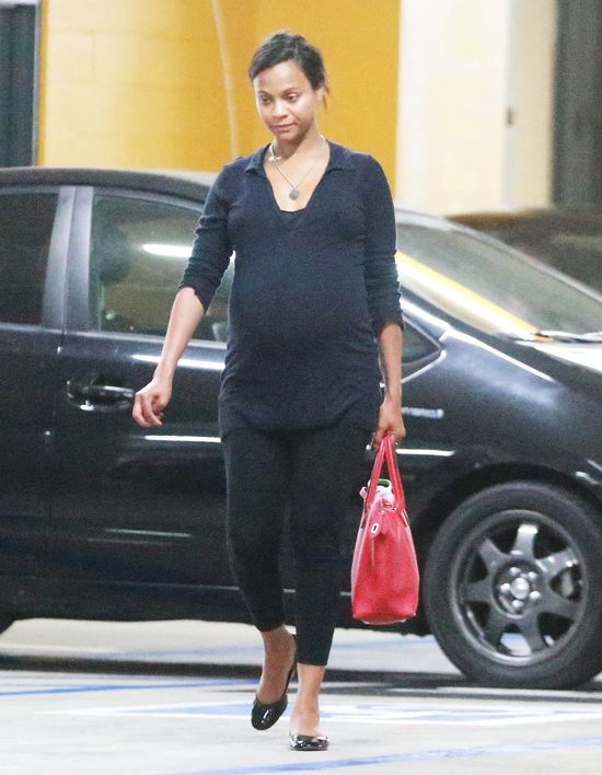 Zoe Saldana już jest zmęczona ciążą (FOTO)