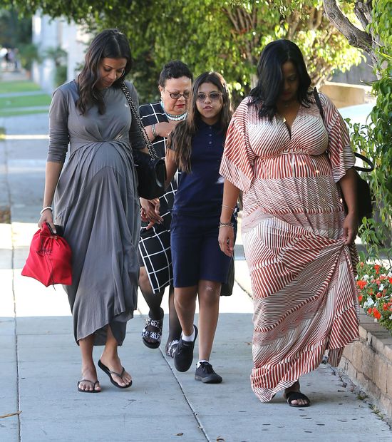 Zoe Saldana już jest zmęczona ciążą (FOTO)