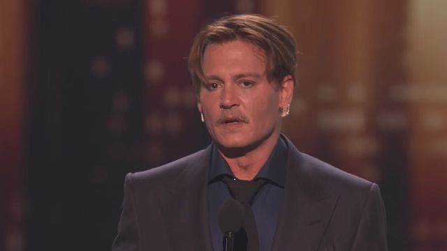 Poruszająca przemowa Johnny'ego Deppa: Przyszedłem tu tylko z jednego powodu...