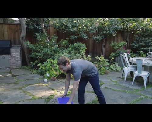 Mark Zuckerberg robi SPLASH lodowatą wodą [VIDEO]