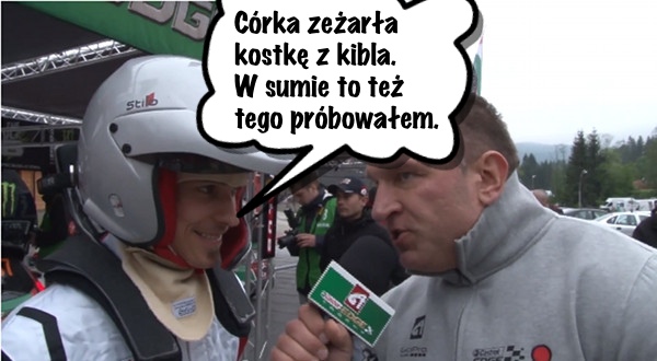 Piotr Żyła: Córka zeżarła kostkę z kibla (VIDEO)