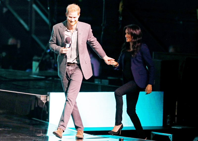 Britain's Prince Harry attends the WE Day UK event at the SSE Arena in Wembley